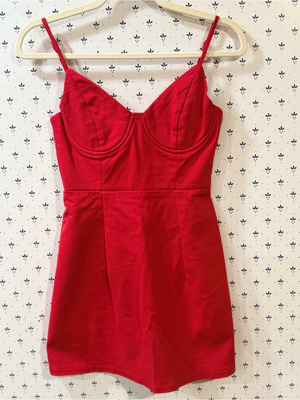 Princess Polly Red Underwire Corset Bodycon Mini Dress - US Size 4